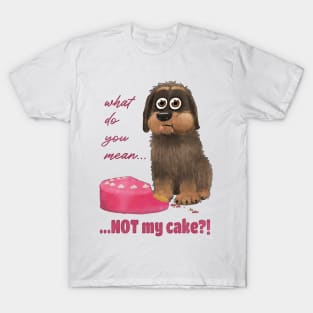 Dog with cake T-Shirt